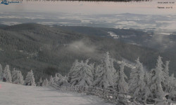 Lysá hora, pohled na východ