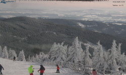 Lysá hora, pohled na východ