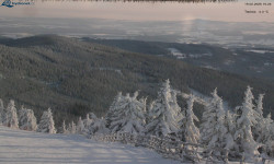 Lysá hora, pohled na východ