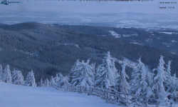 Lysá hora, pohled na východ