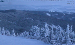 Lysá hora, pohled na východ