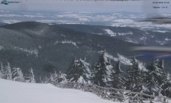 Lysá hora, pohled na východ