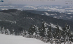 Lysá hora, pohled na východ