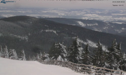 Lysá hora, pohled na východ