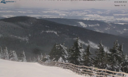 Lysá hora, pohled na východ