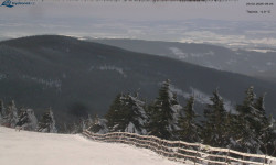 Lysá hora, pohled na východ