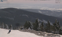 Lysá hora, pohled na východ