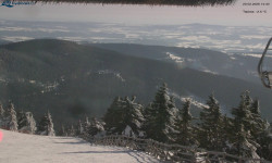 Lysá hora, pohled na východ