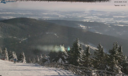 Lysá hora, pohled na východ