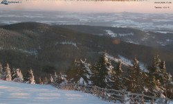 Lysá hora, pohled na východ