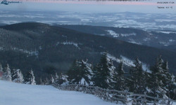 Lysá hora, pohled na východ