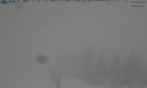 Město Rokytnice nad Jizerou - Lysá hora, pohled na východ - 21.2.2026 v 15:00 Město Rokytnice nad Jizerou - Lysá hora, pohled na východ - 21.2.2026 v 15:00