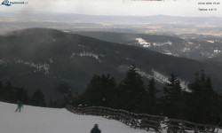 Lysá hora, pohled na východ