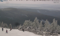 Lysá hora, pohled na východ