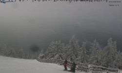 Lysá hora, pohled na východ