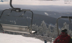 Lysá hora, pohled na východ