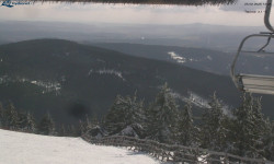 Lysá hora, pohled na východ