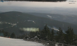 Lysá hora, pohled na východ