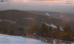 Lysá hora, pohled na východ