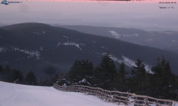 Lysá hora, pohled na východ