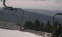 Lysá hora, pohled na východ