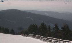 Lysá hora, pohled na východ