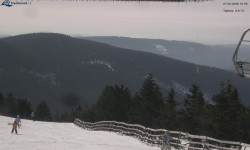 Lysá hora, pohled na východ