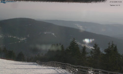 Lysá hora, pohled na východ