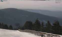 Lysá hora, pohled na východ