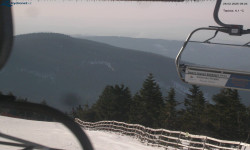 Lysá hora, pohled na východ