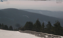 Lysá hora, pohled na východ