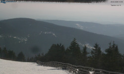 Lysá hora, pohled na východ