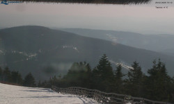 Lysá hora, pohled na východ