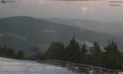 Lysá hora, pohled na východ