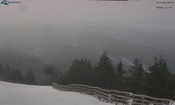 Lysá hora, pohled na východ