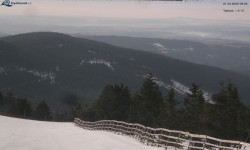 Lysá hora, pohled na východ