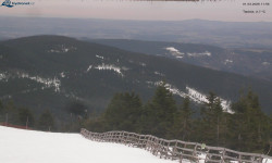 Lysá hora, pohled na východ