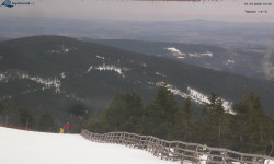 Lysá hora, pohled na východ