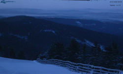 Lysá hora, pohled na východ