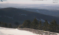 Lysá hora, pohled na východ