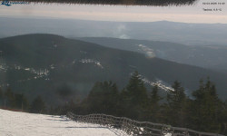 Lysá hora, pohled na východ