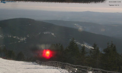 Lysá hora, pohled na východ