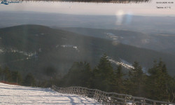 Lysá hora, pohled na východ