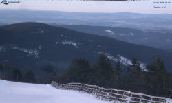 Lysá hora, pohled na východ