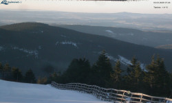 Lysá hora, pohled na východ