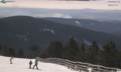 Lysá hora, pohled na východ