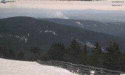 Lysá hora, pohled na východ