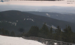 Lysá hora, pohled na východ