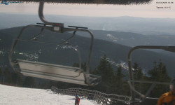 Lysá hora, pohled na východ