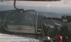 Lysá hora, pohled na východ